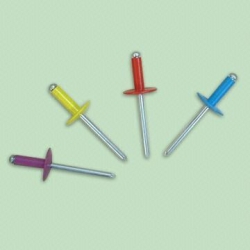 AS Aluminum Rivets with Steel Mandrels, Available with Countersunk Heads and Colored Heads AS Aluminum Rivets with Steel Mandrels, Available with Countersunk Heads and Colored Heads